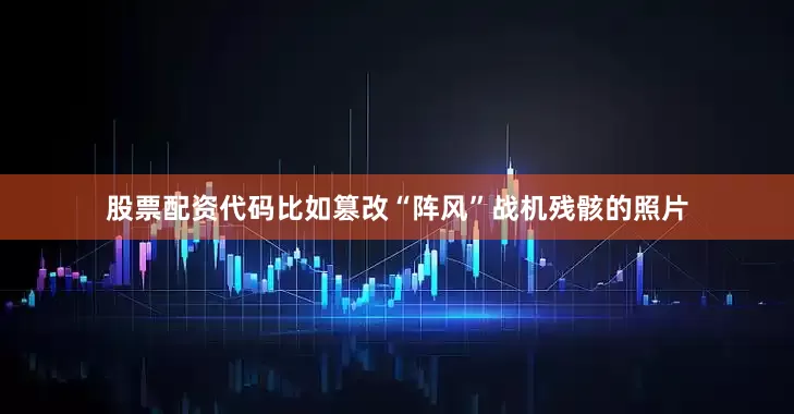 股票配资代码比如篡改“阵风”战机残骸的照片